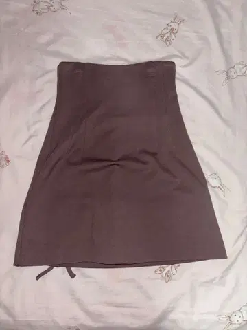 미셸 마카롱 허리 라인 슬림 레그 스커트