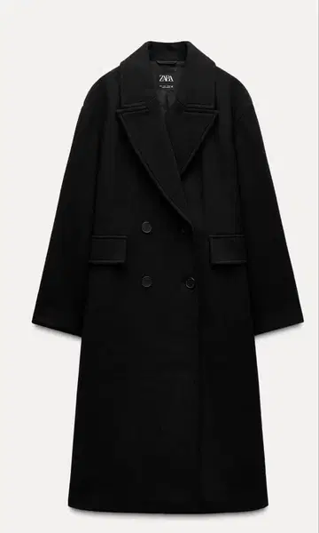 ZARA 오버 사이즈 소프트 롱 코트