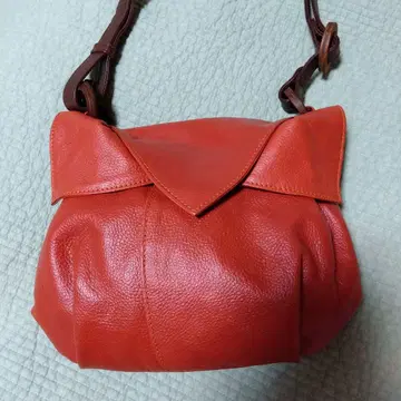 새상품급 마더하우스 꽃잎 백 숄더&사선 가케 가능 오렌지 계열 경량