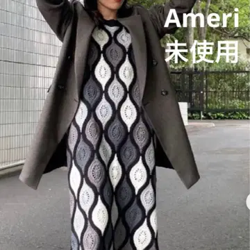 Ameri 2WAY WAVE COASTER TIGHT KNIT DRESS