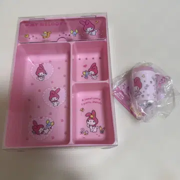 마이멜로디 뚜껑 있는 트레이 코인 케이스 키링