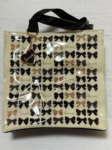 Harrods 리본 무늬 토트백