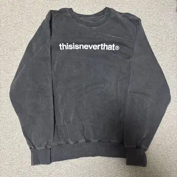 thisisneverthat 그레이 크루넥 맨투맨