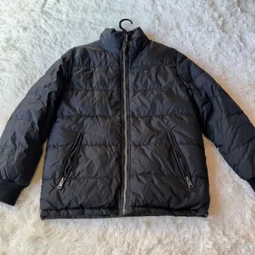 [컨디션 최상] 타미힐피거 다운 자켓 /S/나일론/블랙/블랙/