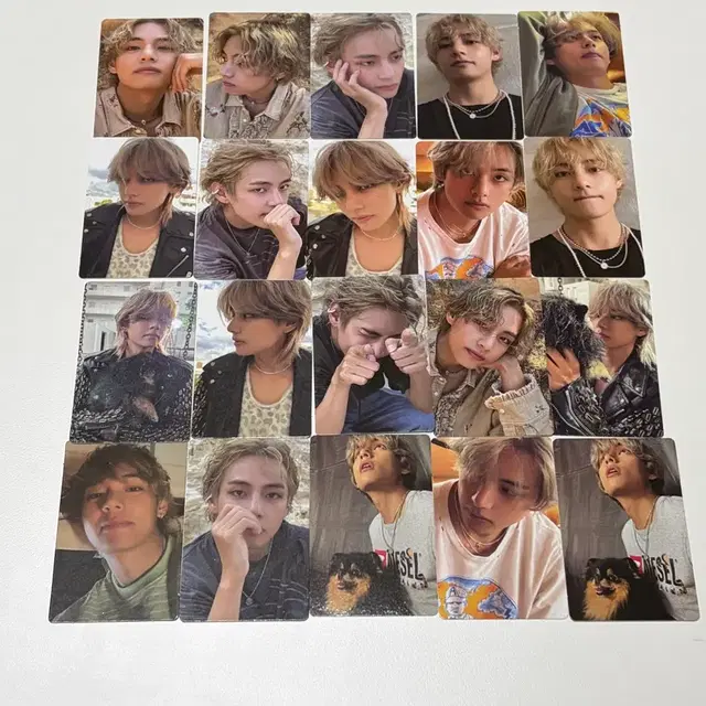 뷔 레이오버 layover 포카 일괄 판매(20장)