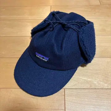 patagonia 네이비 플라이트 캡 귀도리 포함 남성용 여성용