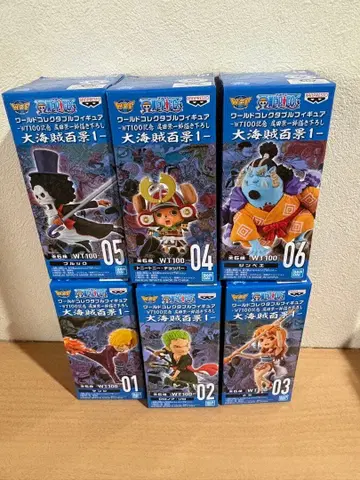 대해적백경 1 전 6종 원피스 월드 컬렉터블 피규어