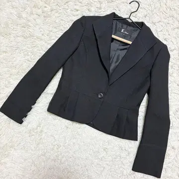 Krone 고품질 테일러드 자켓 포멀 세련된 블랙 고급