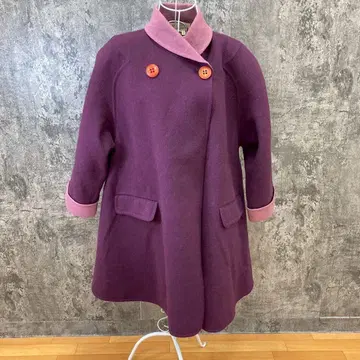 mila schon 미라 숀 울 코트 자켓 보라색(42)