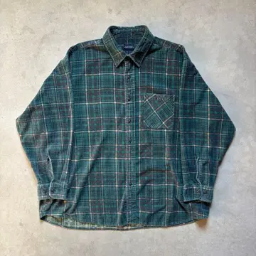 퓨리탄 puritan 프린트 플란넬 셔츠