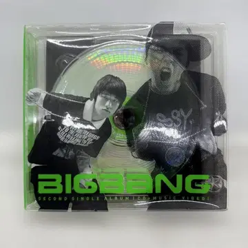 BIGBANG 2nd 세컨드 싱글 앨범 CD+DVD 필름 포함