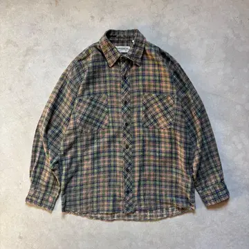 프린트 플란넬 셔츠 WILDERNESS