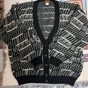 80s 90s OAKTON 빈티지 가디건 스웨터