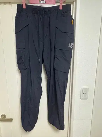 SEE SEE WIDE NYLON CARGO PANTS NAVY XL