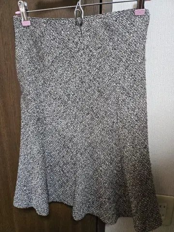 23구 플레어 스커트 울 A라인 38 M 브라운