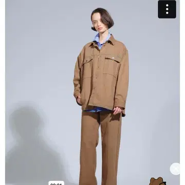 더블 스탠다드 클로징 이번 시즌 데님 셋업