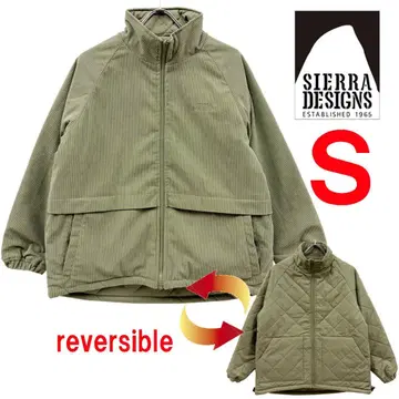 새상품 S 쉐라 디자인 남성용 리버서블 충전솜 자켓 카키