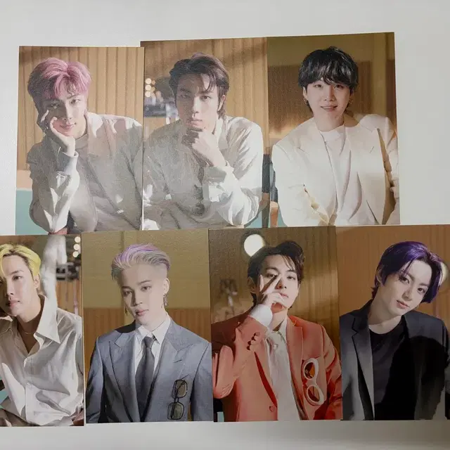 방탄 메모리즈 2021 단체포카 판매