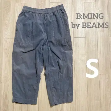 B:MING by BEAMS 크롭 팬츠 이지 팬츠 블루 S