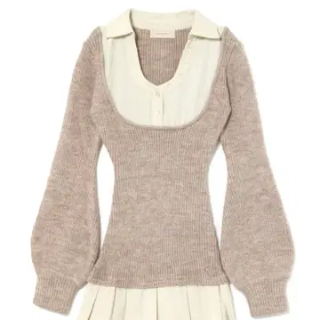 12時まで値下げAndmary Demi layered mini dress ANDMARY】Demi layered mini dress