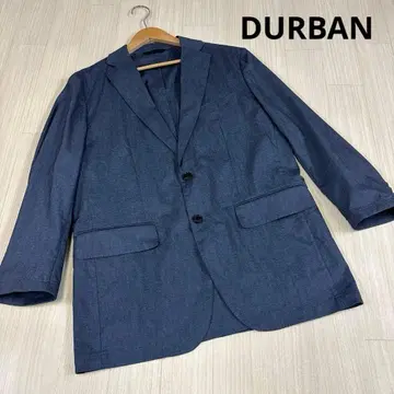 DURBAN 테일러드 자켓 2버튼 7부 소매 린넨 혼방 50