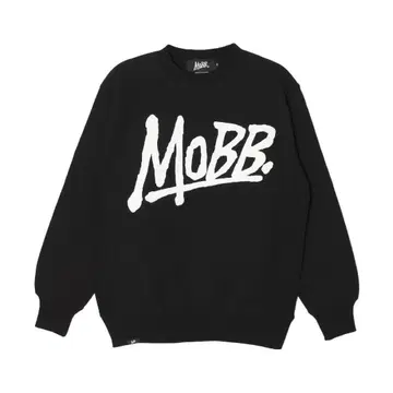 MOBB 블랙 맨투맨 M