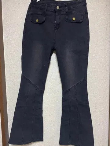 Nana 데님 플레어 팬츠