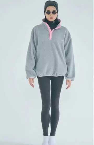 SEA POPUP 한정 컬러 리사이클 플리스 풀오버 size 2