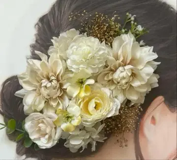 성인식 졸업식 시치고산 사전 촬영 머리 장식