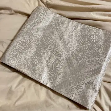 포멀 졸업식에! 육통 무늬 후쿠로 오비 쇼소인 꽃 문양 순은박 금직