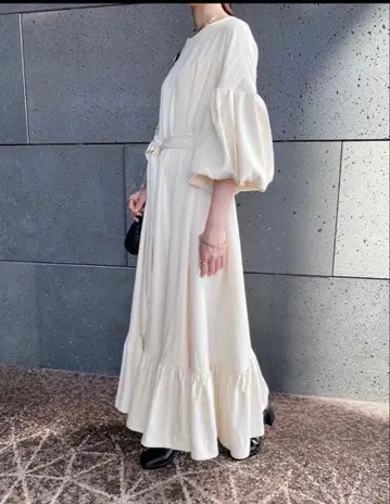 Acka. 벌룬 슬리브 원피스 사이즈 2