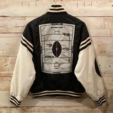 90s CANTFRBURY 나일론 충전솜 바시티 자켓 럭비 와펜