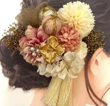 성인식 졸업식 시치고산 사전 촬영 머리 장식