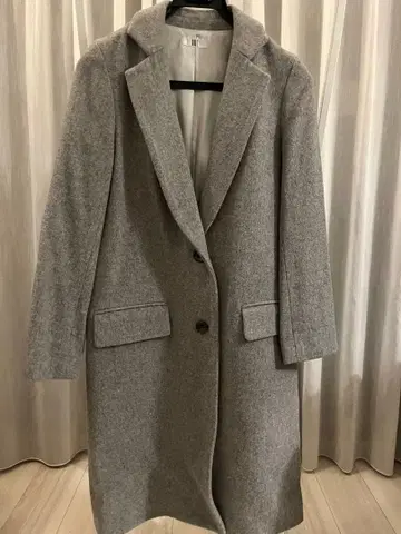 [정장 셀렉트] 그레이 체스터 코트 롱 기장 7호