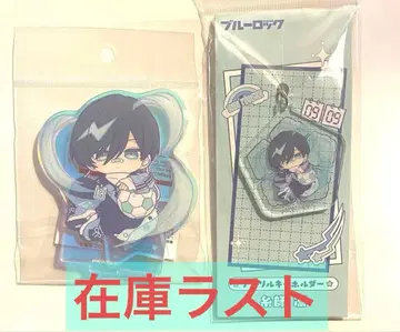 블루 록 파스텔 팝 아크릴 스탠드 이토시 린 아크릴 키링