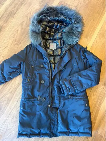 다운 자켓 퍼 포함 후드