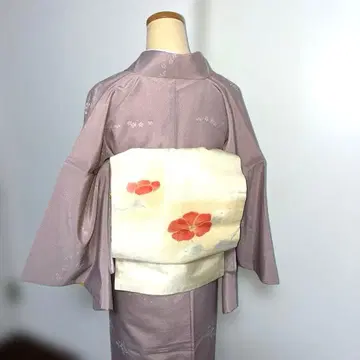 워셔블 기모노 순수 실크 오비 2세트