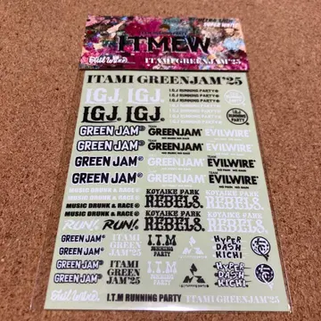 ITAMI GREEN JAM*25 스티커 시트