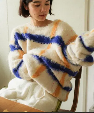 PAMM 투명한 공기 체크 니트