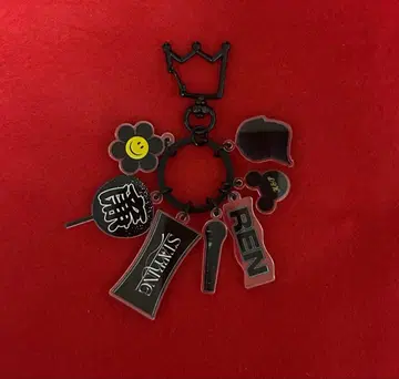 King & Prince 킹프리 나가세 렌 키링 참 미니 부채