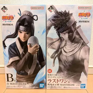 제일복권 NARUTO 나루토 파의 나라편 B상 라스트원상 피규어 2점