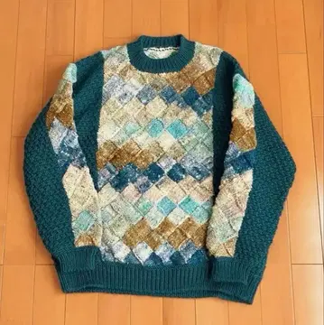 핸드 니트 바스켓 편직 니트 손뜨개질