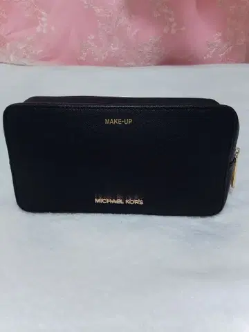 마이클 코어스 메이크업 파우치 블랙