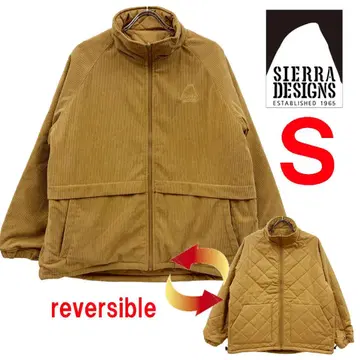 새상품 S 쉐라 디자인 남성용 리버서블 충전솜 자켓 카멜