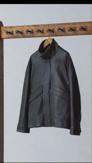 LIDNM 빈티지 염소 가죽 라이딩 블루종 M 사이즈