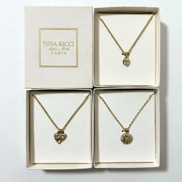 [ 새상품 ] NINA RICCI 니나리치 목걸이 3개 세트 박스 포함