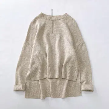 LE PHIL 캐시미어 혼방 니트 풀오버 하이로우헴 루필