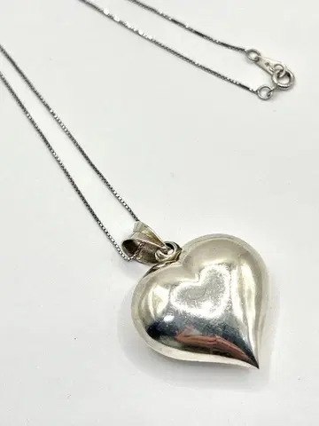 빈티지 퍼피 하트 목걸이 스위트하트 주얼리 925