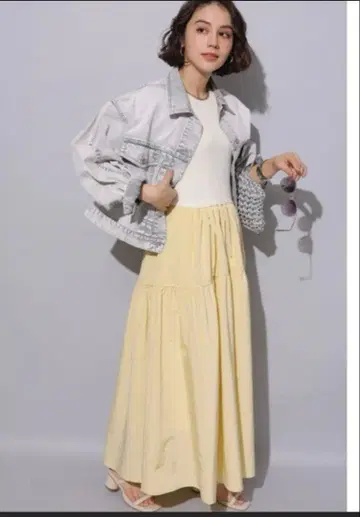 미사용 새상품 택 포함 아르페쥬 스토리 도킹 원피스 사이즈 1