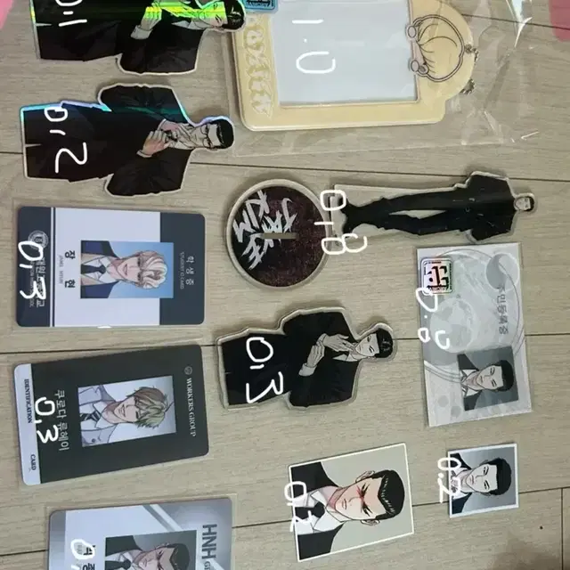 외모지상주의 외지주종건김기명홍재열류헤이장현 아크릴스탠드증사학생증사원증